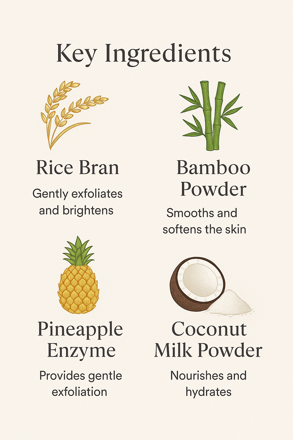 Rice & Enzyme Face Scrub - Tropical Brightening Dust