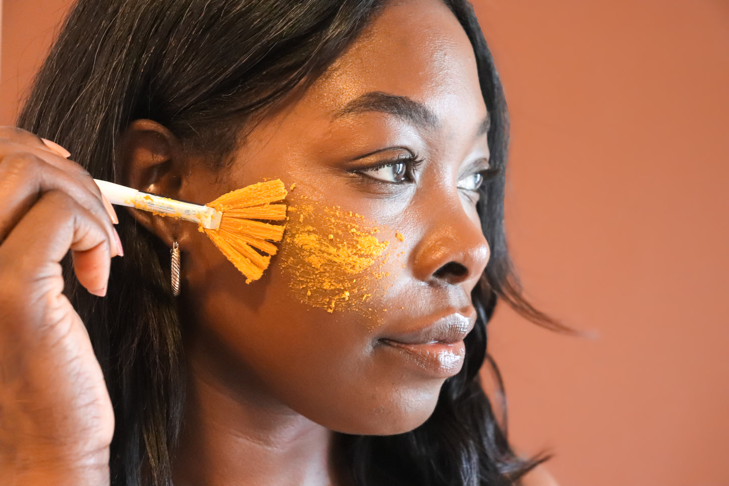 Turmeric and Honey Glow Dust Powder Mask - Natural Powder Mask for Soft, Cleansed, Refreshed Skin - Colloidal Oats, Vitamin C - 2oz Jar