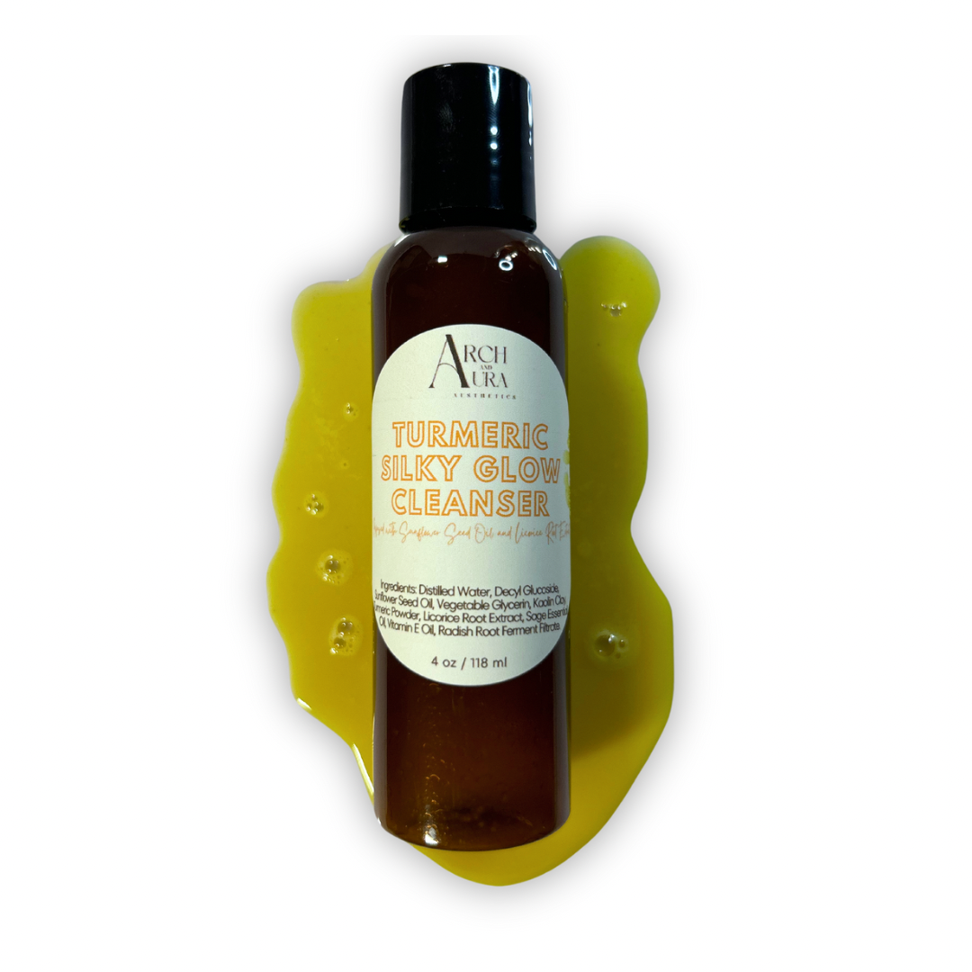 Silky Glow Cleanser with Turmeric and Licorice Root – Gentle Brightening and Hydrating Face Wash