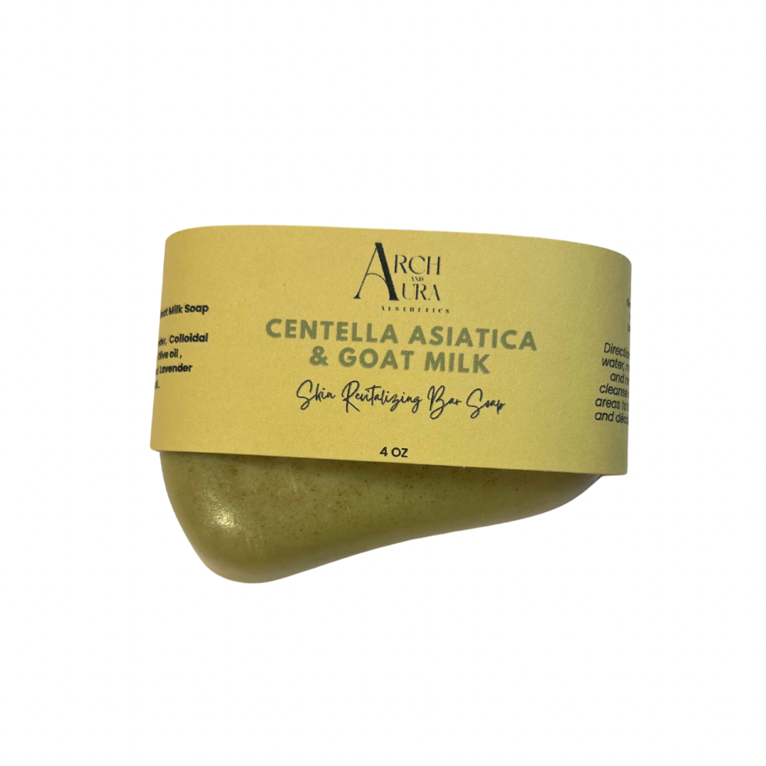 Organic Goat Milk & Centella Asiatica Soap – Nourishing Bar for Gentle Korean Skin Care