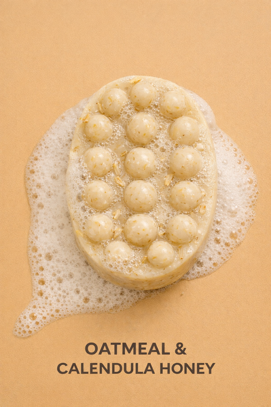 Oatmeal and Calendula Honey Cleansing Bar