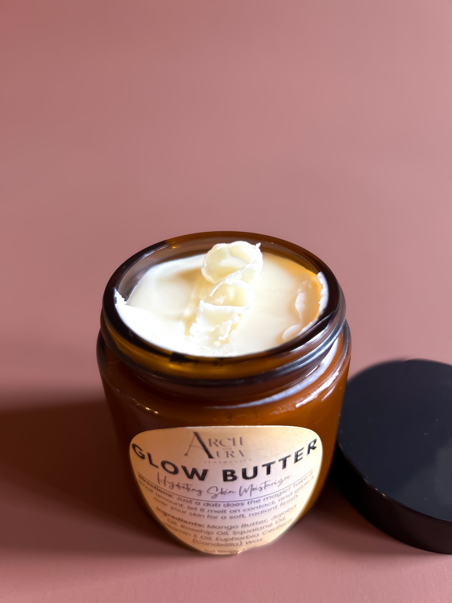 Glow Butter – Luxuriously Hydrating Body Butter with Mango Seed Butter & Jojoba Oil